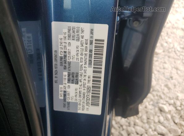 JM3KFBCM7K1682591 2019 MAZDA CX-5 Blue Widok naklejki z numerem VIN