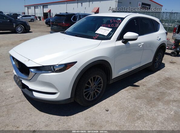 JM3KFBCM8L0740876 2020 MAZDA CX-5 White Առջևի ձախ երեք քառորդ տեսարան