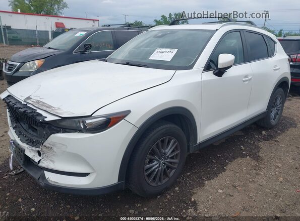 JM3KFBCM9K0527899 2019 MAZDA CX-5 White წინა მარცხენა ხედი სამი მეოთხედიდან
