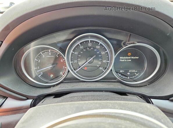 JM3KFBCM9L0857236 2020 MAZDA CX-5 White Widok zestawu wskaźników