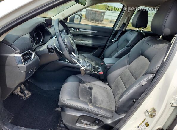 JM3KFBCM9L0857236 2020 MAZDA CX-5 White Widok wnętrza z przodu
