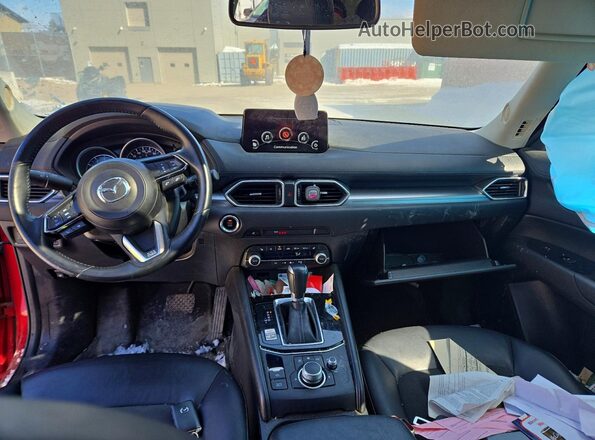 JM3KFBCM9M0101035 2021 MAZDA CX-5 Red Առջևի վահանակի տեսք