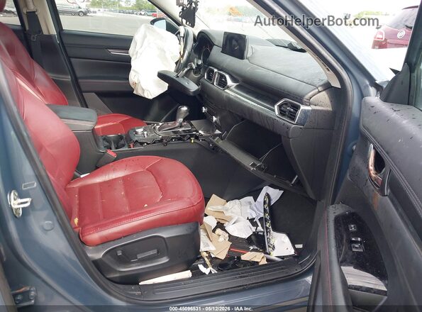 JM3KFBCM9N1574610 2022 MAZDA CX-5 Gray Widok wnętrza z przodu