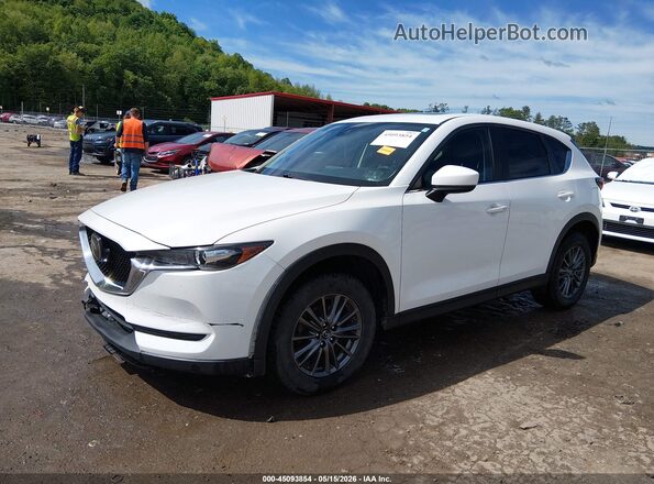 JM3KFBCMXK0566937 2019 MAZDA CX-5 White Vista tres cuartos delantera izquierda