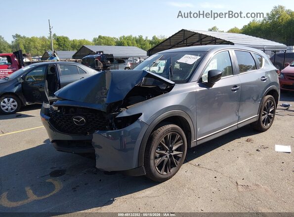 JM3KFBCMXS0717274 2025 MAZDA CX-5 Blue Առջևի ձախ երեք քառորդ տեսարան
