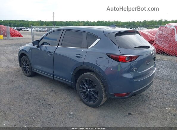 JM3KFBCY4M0478360 2021 MAZDA CX-5 Blue Հետևի ձախ