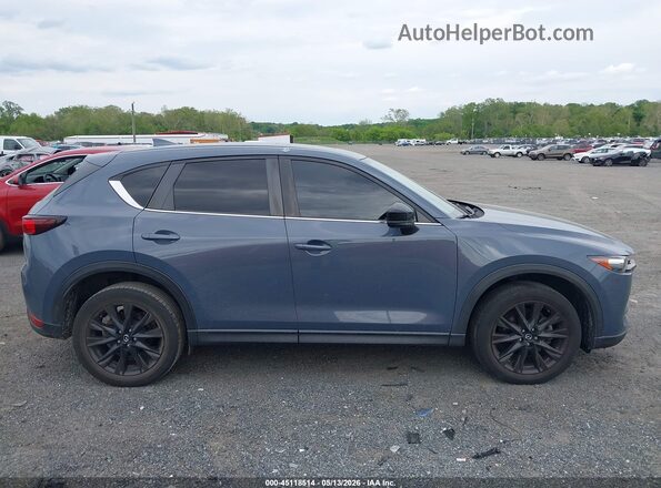 JM3KFBCY4M0478360 2021 MAZDA CX-5 Blue Սալոնի հետևի տեսք