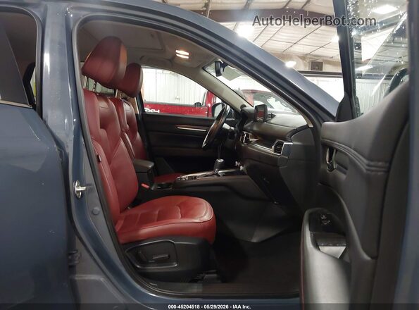 JM3KFBCY7M0380049 2021 MAZDA CX-5 Gray Widok wnętrza z przodu