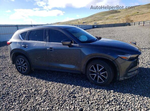 JM3KFBDL1H0193656 2017 MAZDA CX-5 Серый Передняя правая четверть
