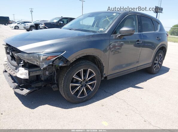 JM3KFBDL2H0162500 2017 MAZDA CX-5 Серый Передняя левая четверть