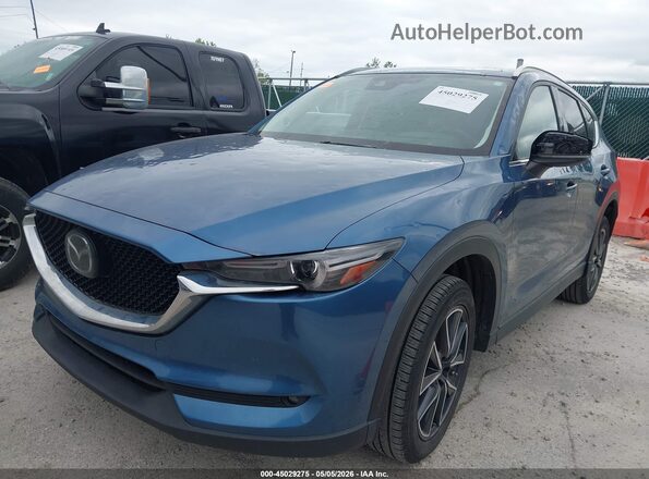 JM3KFBDL2H0218435 2017 MAZDA CX-5 Blue Передня ліва чверть