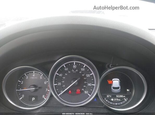 JM3KFBDL2H0218435 2017 MAZDA CX-5 Blue Вид задніх сидінь