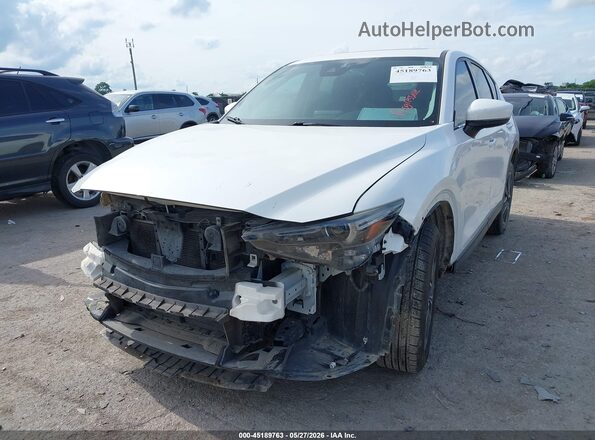 JM3KFBDLXH0213693 2017 MAZDA CX-5 White წინა მარცხენა ხედი სამი მეოთხედიდან