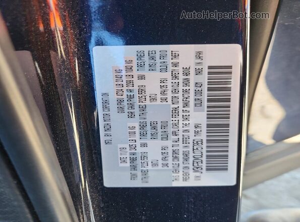 JM3KFBDM0L0757850 2020 MAZDA CX-5 Синий Вид наклейки с VIN-кодом