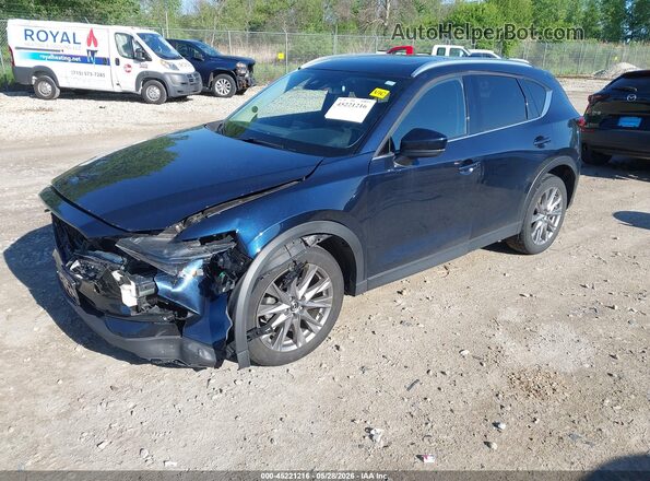 JM3KFBDM1L0777802 2020 MAZDA CX-5 Blue წინა მარცხენა ხედი სამი მეოთხედიდან