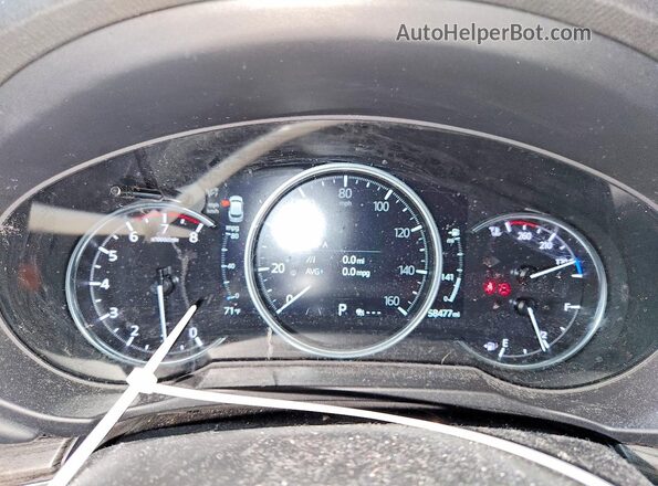 JM3KFBDM4N0633387 2022 MAZDA CX-5 Black Вид щитка приладів