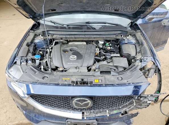 JM3KFBDM7M1496700 2021 MAZDA CX-5 Синий Вид подкапотного пространства
