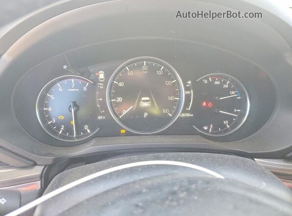 JM3KFBDM8K0646509 2019 MAZDA CX-5 White Instrument cluster view