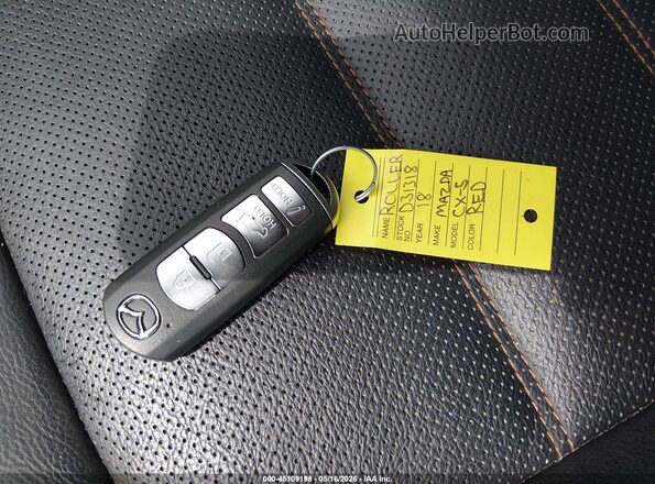 JM3KFBDM9J0398205 2018 MAZDA CX-5 Красный Вид панели приборов