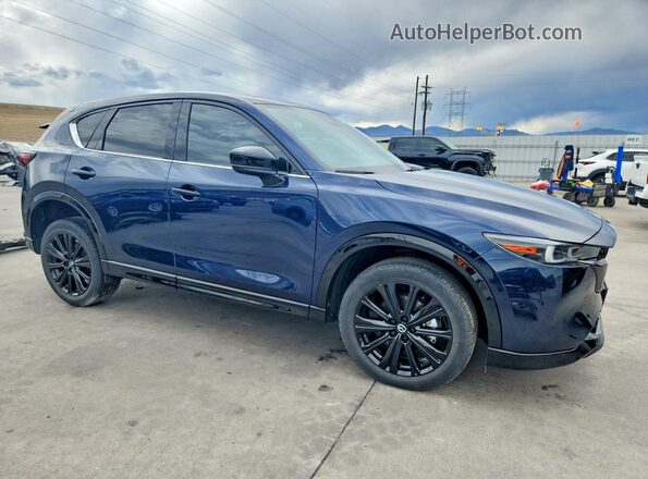 JM3KFBDY9R0453783 2024 MAZDA CX-5 Blue Delantero derecho