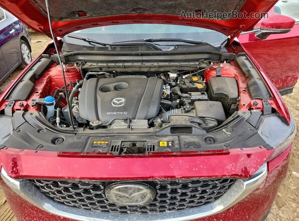JM3KFBEM2P0188018 2023 MAZDA CX-5 Красный Вид подкапотного пространства
