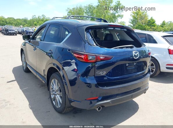 JM3KFBEM4S0777290 2025 MAZDA CX-5 Синий Задняя левая четверть