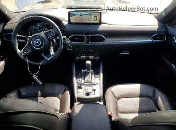 JM3KFBEY7M0454325 2021 MAZDA CX-5 Серый Вид панели приборов