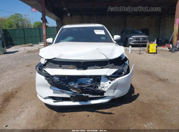 JM3KFBXY1N0640490 2022 MAZDA CX-5 White Instrument cluster view