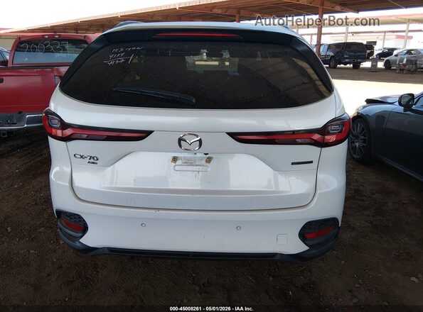 JM3KJBHD1S1116000 2025 MAZDA CX-70 White 