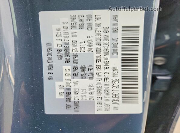 JM3KJBHD1T1201582 2026 MAZDA CX-70 Blue Engine compartment view
