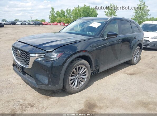 JM3KKAHD8R1189401 2024 MAZDA CX-90 Черный Передняя левая четверть