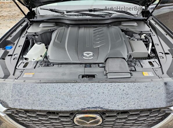 JM3KKAHD9T1369056 2026 MAZDA CX-90 Black ძრავის განყოფილების ხედი