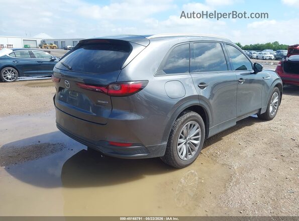 JM3KKBHA6R1135669 2024 MAZDA CX-90 PHEV Gray Rear right