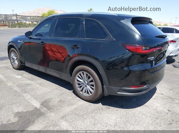 JM3KKBHA6S1237947 2025 MAZDA CX-90 PHEV Черный Задняя левая четверть
