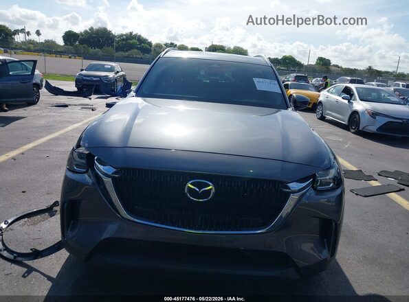 JM3KKBHD0R1177250 2024 MAZDA CX-90 Gray Widok wnętrza z tyłu