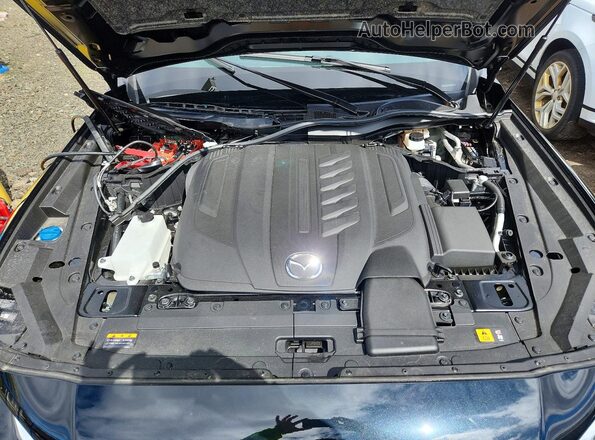 JM3KKBHD1S1250485 2025 MAZDA CX-90 Black Vista del compartimento del motor