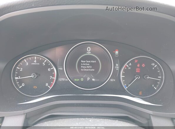 JM3KKBHD2S1216412 2025 MAZDA CX-90 Black Vista de los asientos traseros