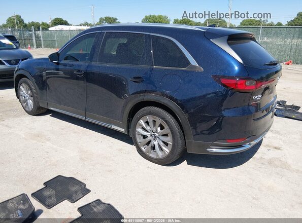 JM3KKDHD1R1107199 2024 MAZDA CX-90 Dark Blue Задняя левая четверть