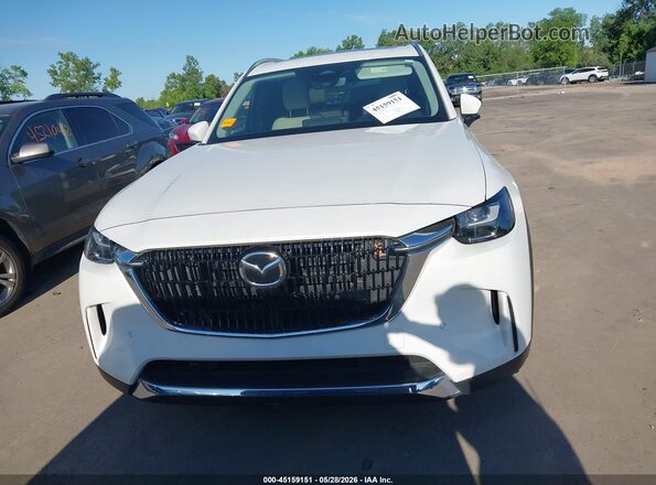 JM3KKDHD2R1136999 2024 MAZDA CX-90 White Սարքավորումների վահանակի տեսք