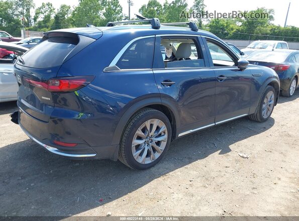 JM3KKDHD9R1164430 2024 MAZDA CX-90 Dark Blue Задняя правая четверть
