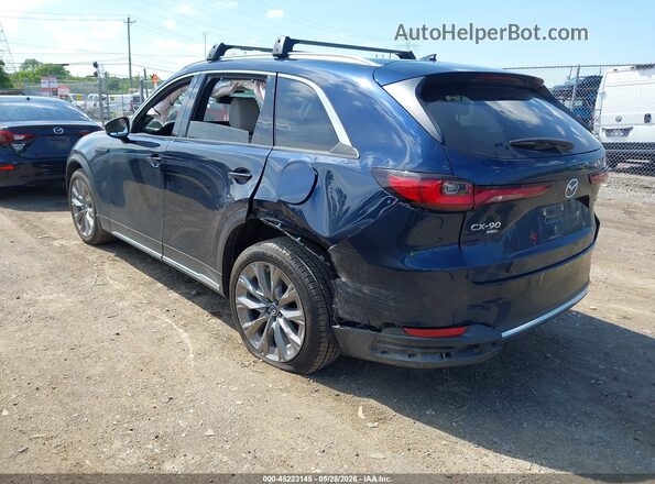 JM3KKDHD9R1164430 2024 MAZDA CX-90 Dark Blue Задняя левая четверть