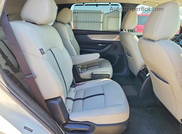 JM3KKDHDXR1180832 2024 MAZDA CX-90 White Widok wnętrza z tyłu