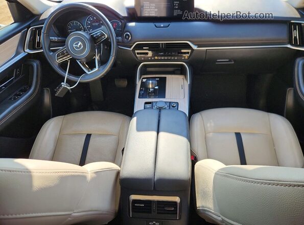 JM3KKDHDXR1180832 2024 MAZDA CX-90 White Widok deski rozdzielczej