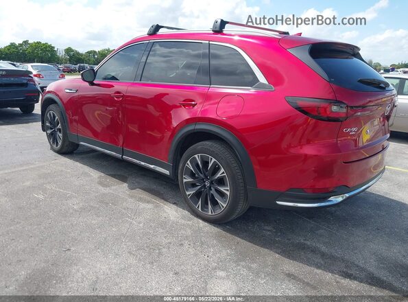 JM3KKEHA6S1256127 2025 MAZDA CX-90 PHEV Red Trasero izquierdo
