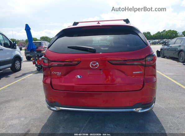 JM3KKEHA6S1256127 2025 MAZDA CX-90 PHEV Red 