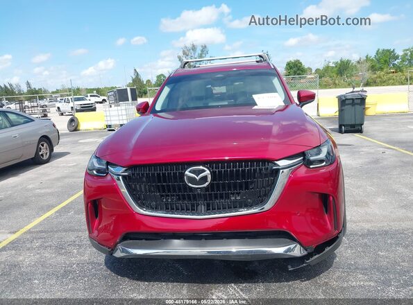 JM3KKEHA6S1256127 2025 MAZDA CX-90 PHEV Red Vista interior trasera