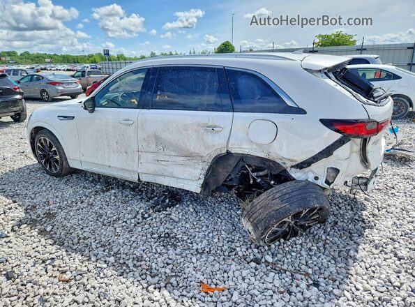 JM3KKEHC2R1137177 2024 MAZDA CX-90 White Trasero izquierdo