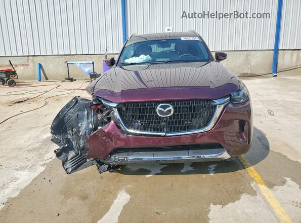 JM3KKEHC2S1223109 2025 MAZDA CX-90 Burgundy Դիմացի տեսք
