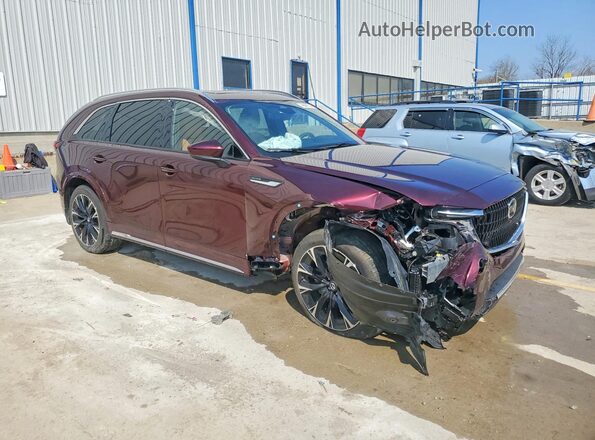 JM3KKEHC2S1223109 2025 MAZDA CX-90 Burgundy Առջևի աջ