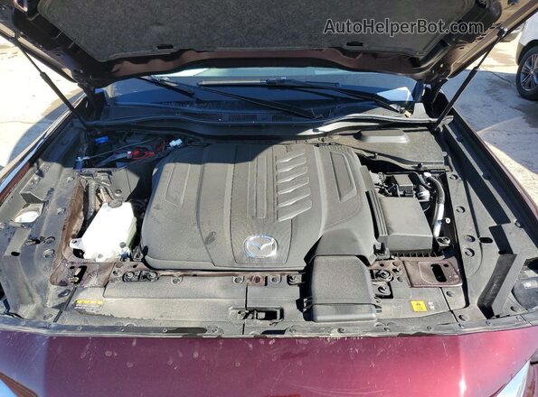 JM3KKEHC2S1223109 2025 MAZDA CX-90 Burgundy Շարժիչի բաժամունքի տեսք